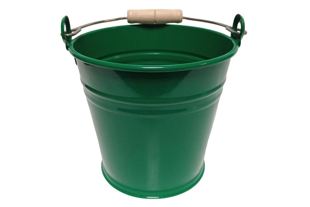 Egermann Kehrschaufel-Set mit Eimer grün