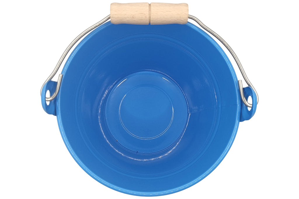 Egermann Kinder Eimer Blech hellblau