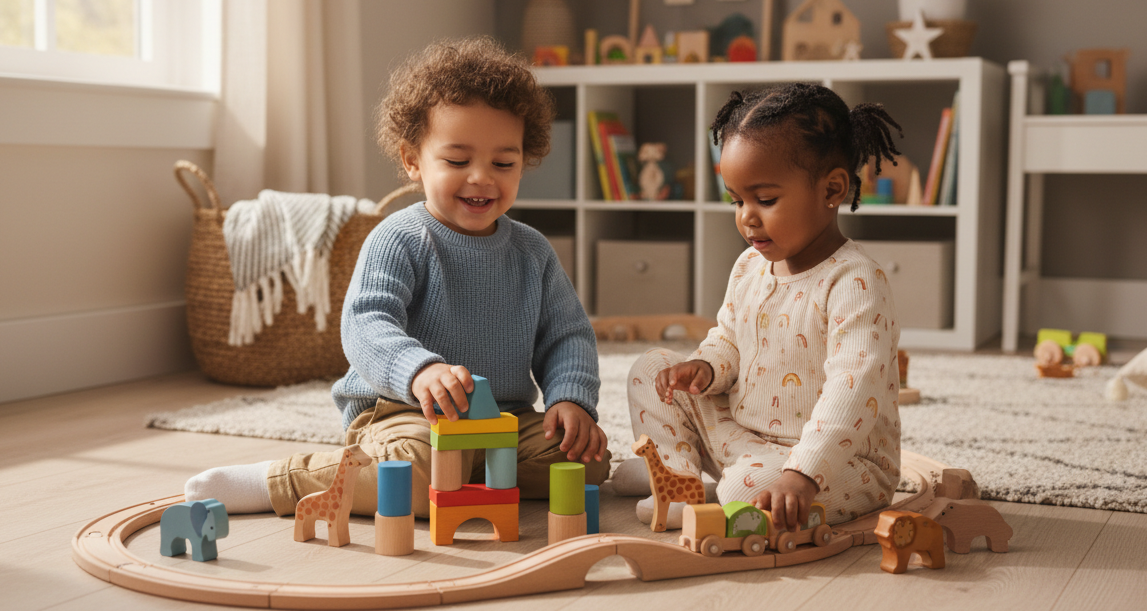 bekommst du auch noch Kinder hin 1-2 die spielen