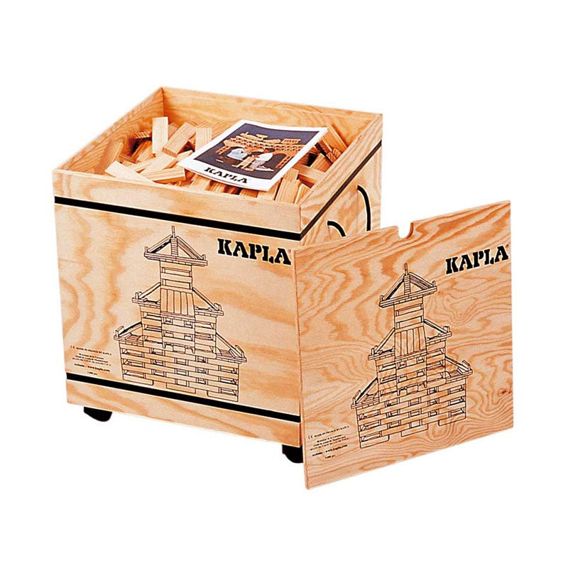 KAPLA 1000er Baustein Kasten aus Pinienholz