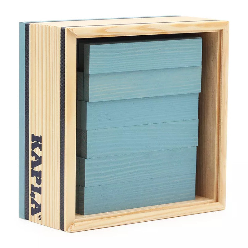KAPLA 3 x 40er Box hellblau grün gelb