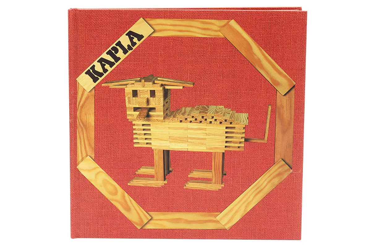 KAPLA Kunstbuch Band 1 rot für Anfänger