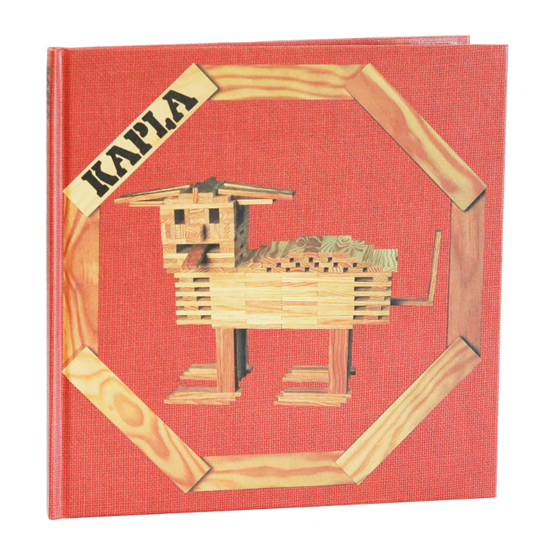KAPLA Kunstbuch Band 1 rot für Anfänger