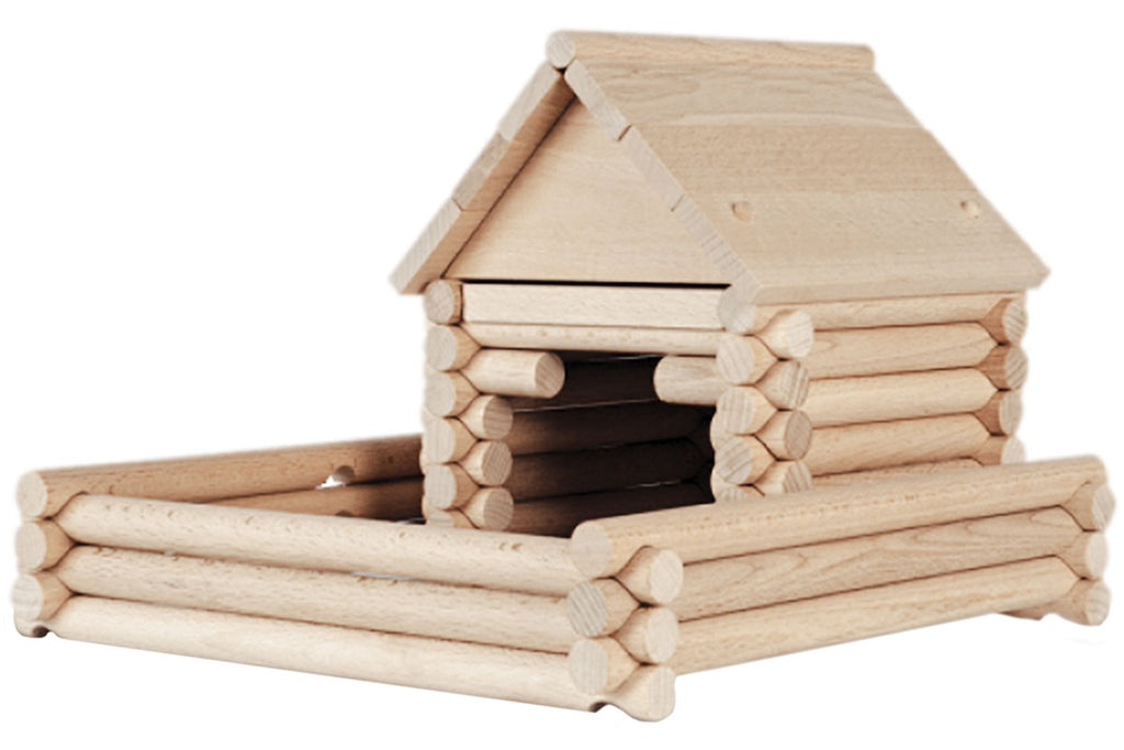 Walachia Holzbaukasten Vario Massive Mini 91 Teile