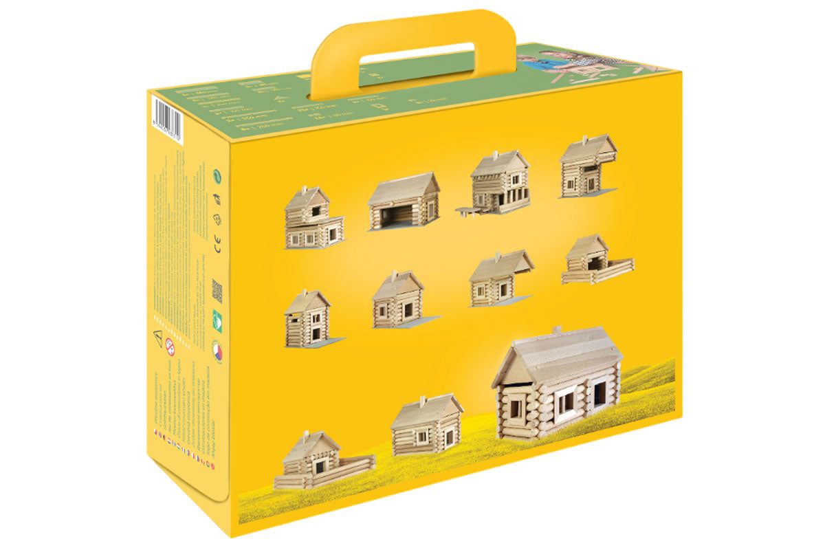 Walachia Holzbaukasten Vario Massive Mini 91 Teile
