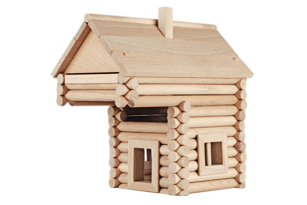 Walachia Holzbaukasten Vario Massive Mini 91 Teile