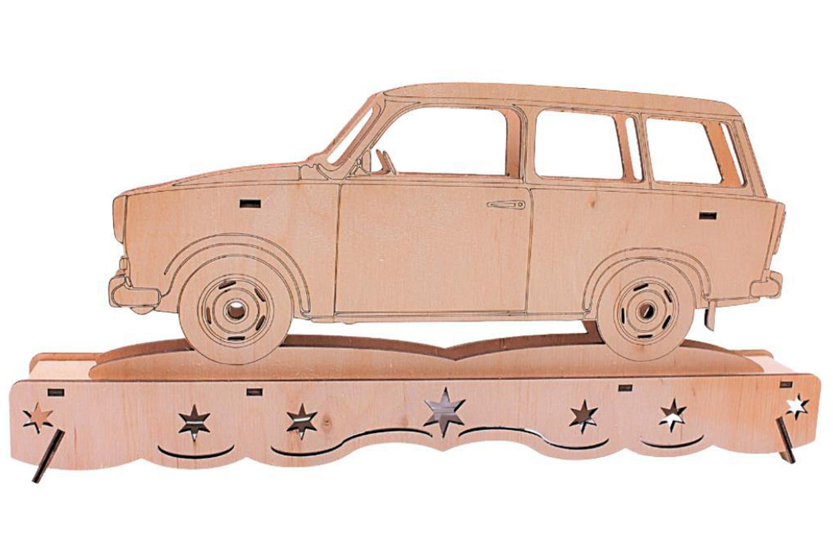 Ostalgie Schwibbogen DDR für Trabant Kombi
